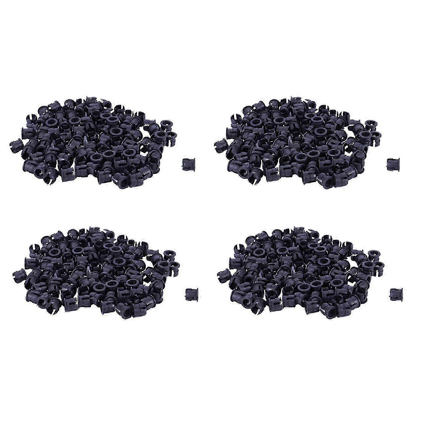 400 Pieces Black Plastic 5mm Led Holder Display Panel Mount Cases