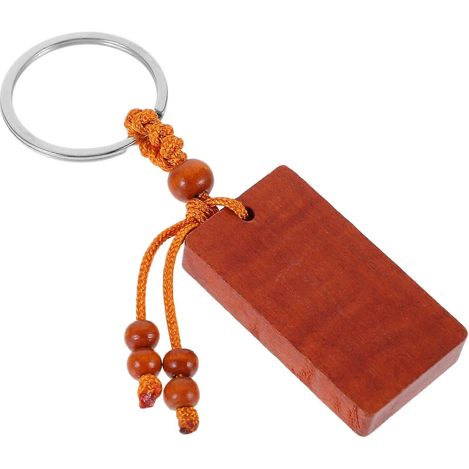 Engravable Wood Keychain Blanks for DIY 20Pcs Wooden Key Holders