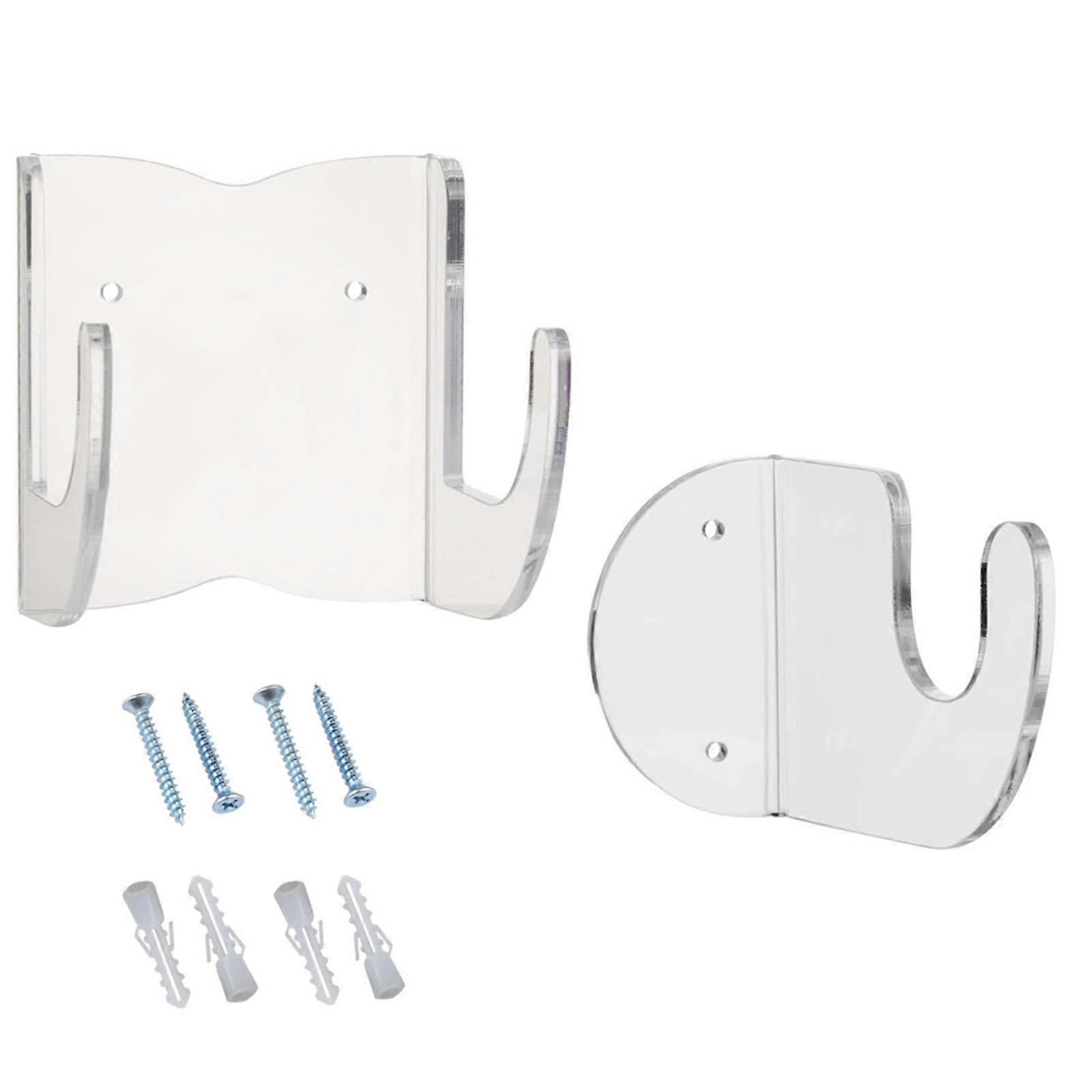 Guitar Wall Rack for Storage Use 5Sets Transparent Bass Guitar Hook