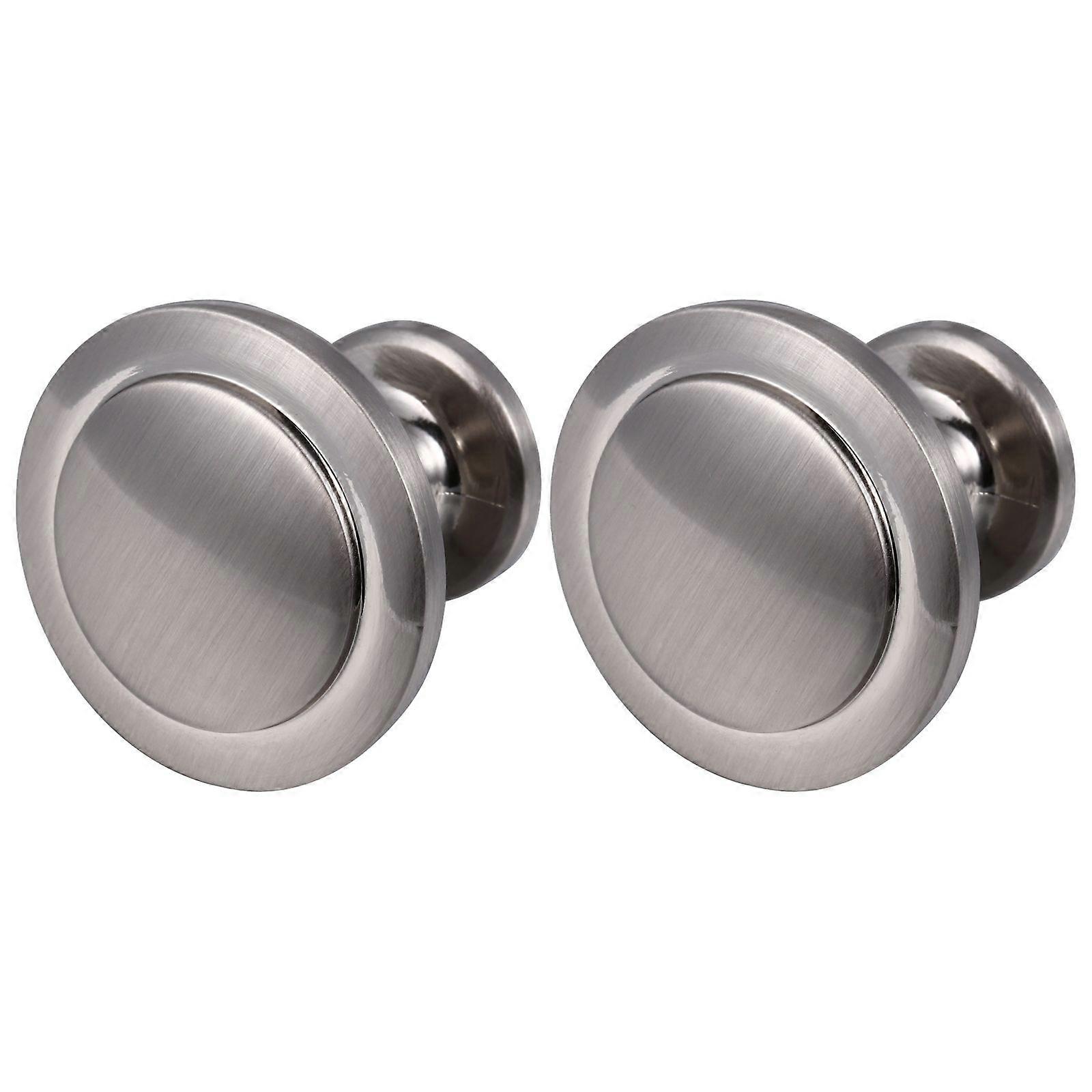 Drawer Knob Cupboard Knobs Cabinet Pull Handles Luxury Minimalist Design Round 3.3X3.3CM 2Pcs