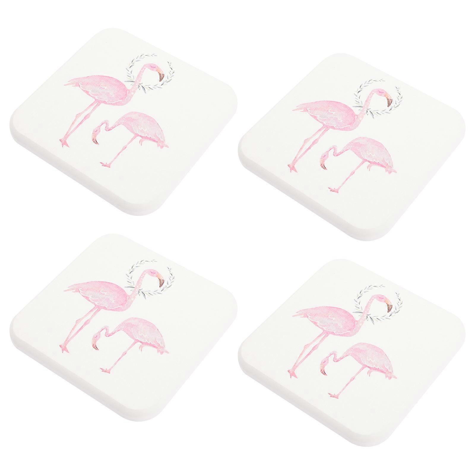 Pink Cup Mats Heat Insulation Coasters for Cups 16Pcs Set