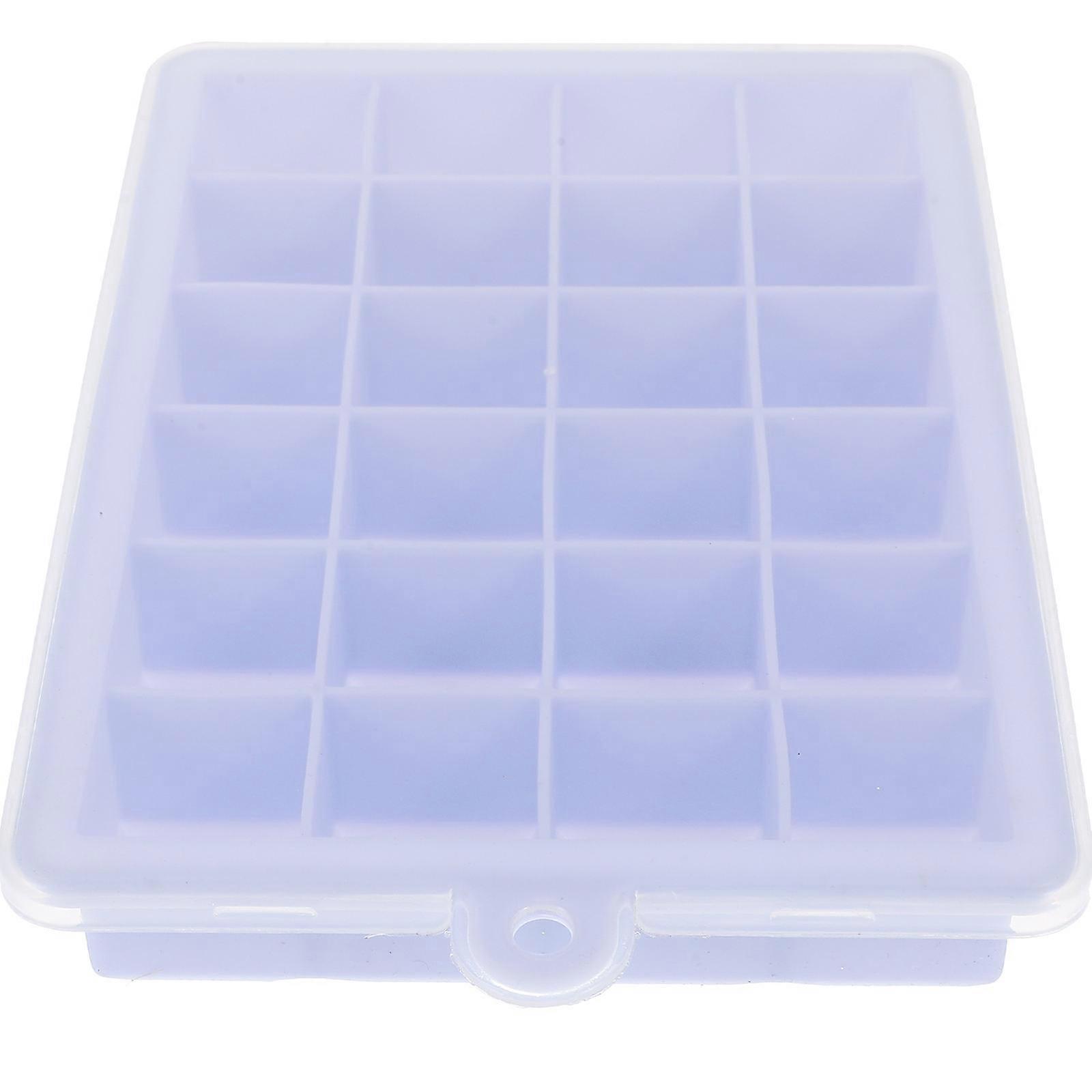 Silicone Ice Cube Tray 3Pcs For Home Use 20X13CM Blue Ice Cube Making Mold