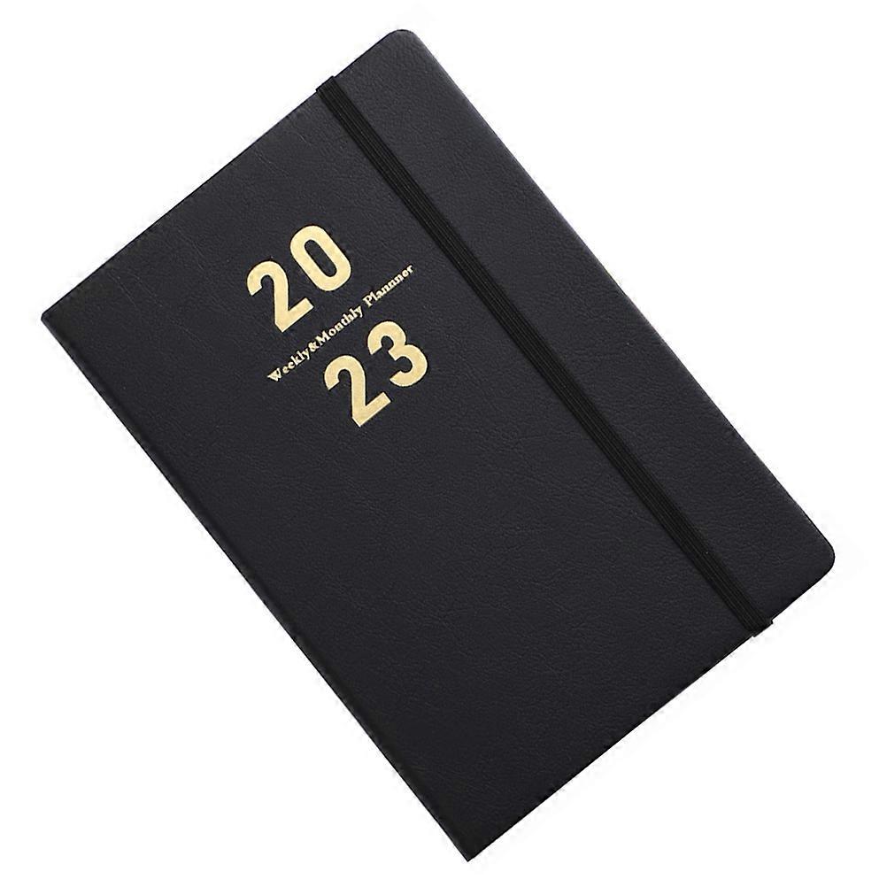 Schedule Notepad Planner Notebook for Writing English Printing Black Paper