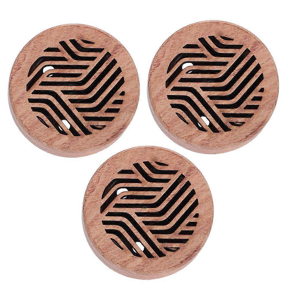 Air Freshener Clip 6 Pcs Essential Oil Car Diffuser Vent Clips Rectangular Design Light Brown Fragrance Diffusion For Car Owners And Indoor Car Use