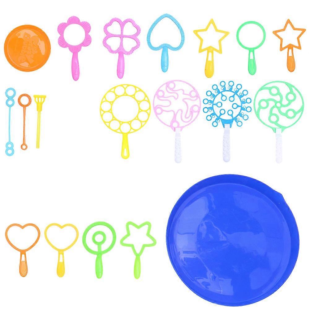 Blowing Bubble Tools Bubble Blowing Bars for Kids Playing 1Set Assorted Color