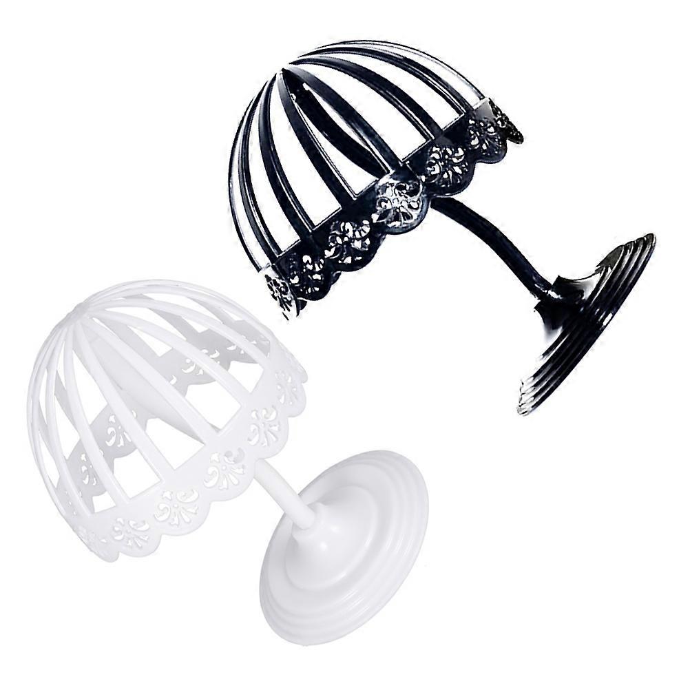Assorted Color Hat Display Rack 2Pcs Dome Shaped Design For Storage Of Kids Headwear At Home Use