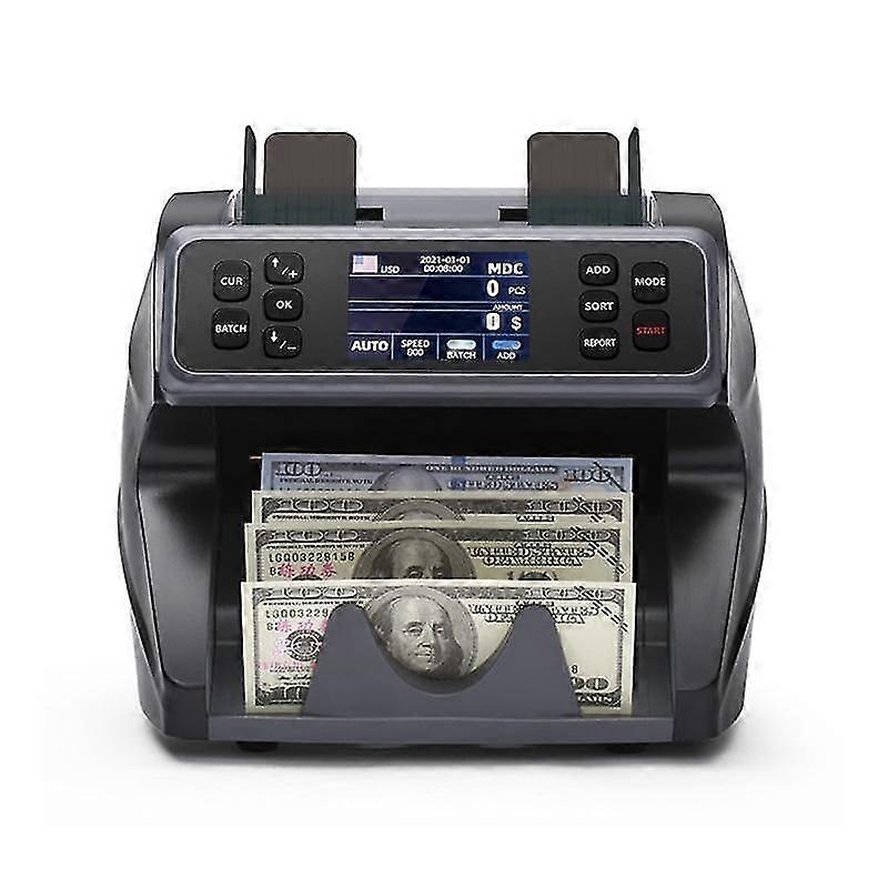 Mixed denomination counters, multi-currency counters, enhanced security features, currency detectors
