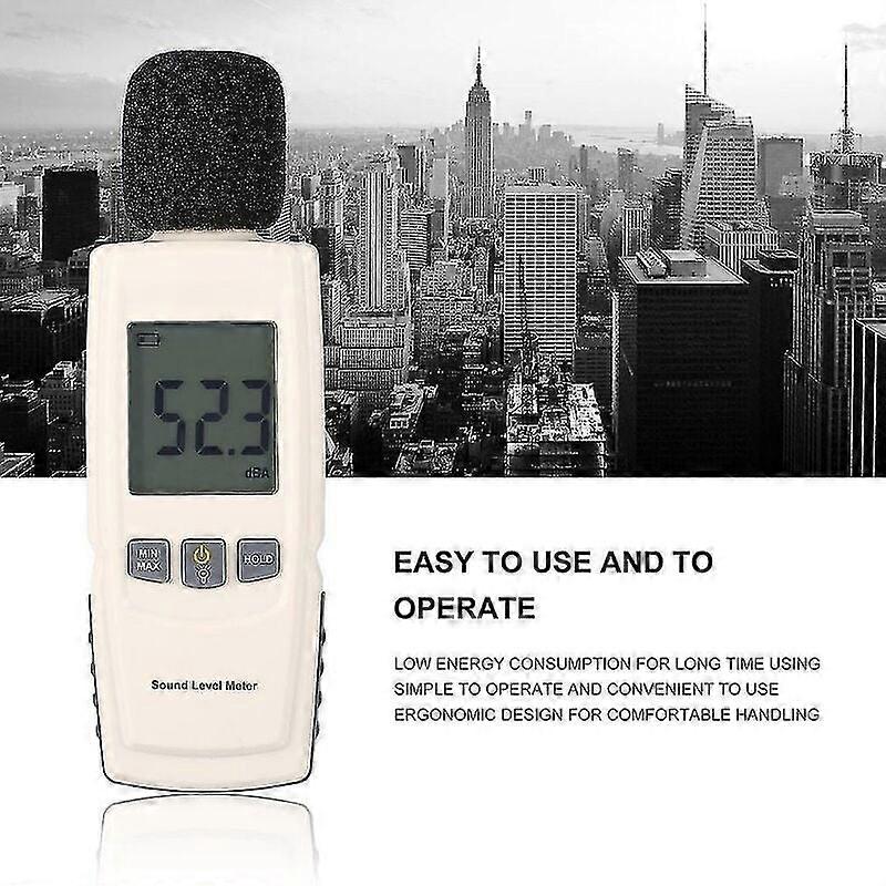 Test Technologies Lcd Digital Sound Noise Level Describe the meter