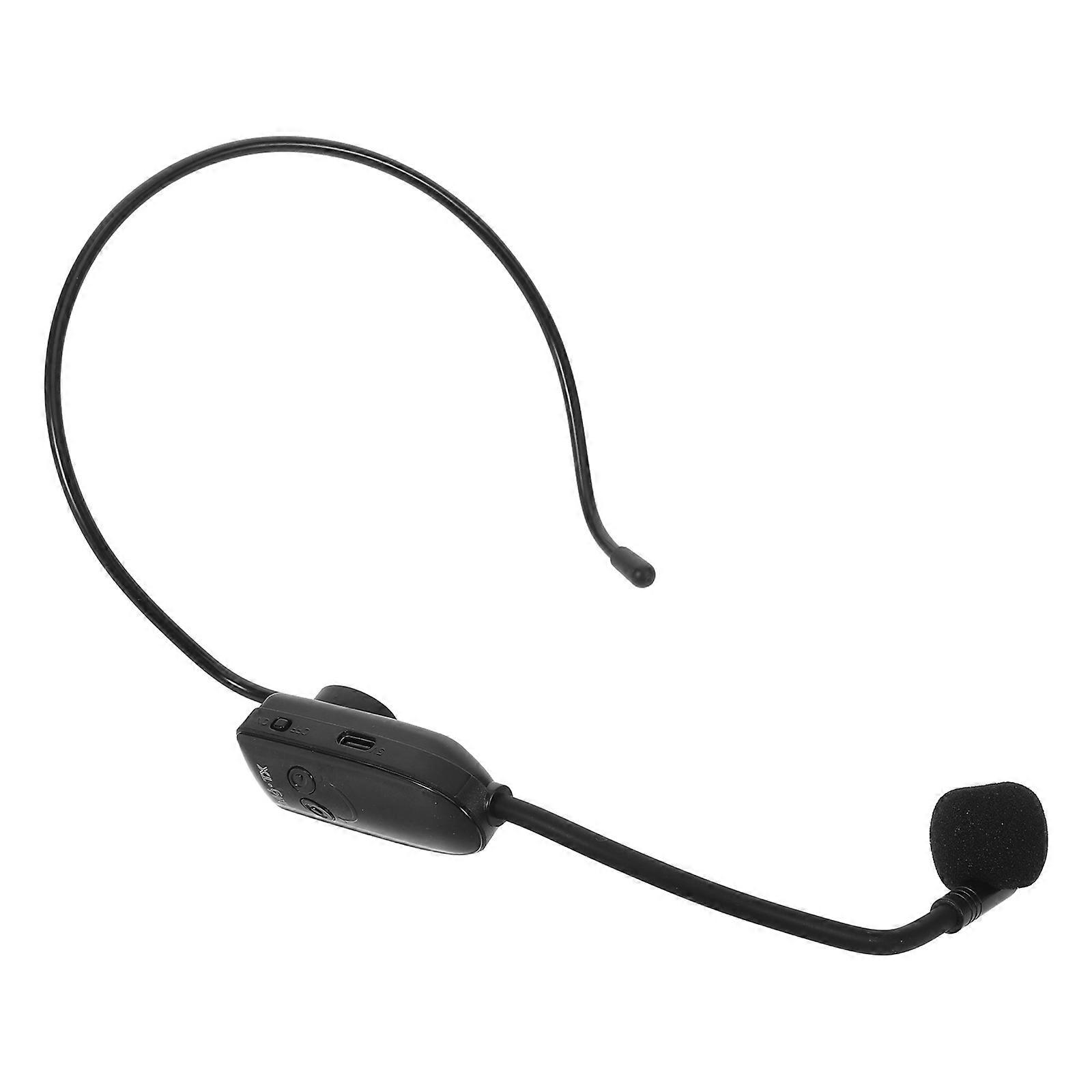 Wireless Microphone Voice Amplifier for Public Speaking 1Set Headset Microphone