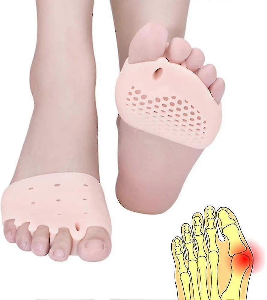 5 Çift Petek Ön Pedleri Halluks Valgus Big Foot Toe Splitter Toe Kapak