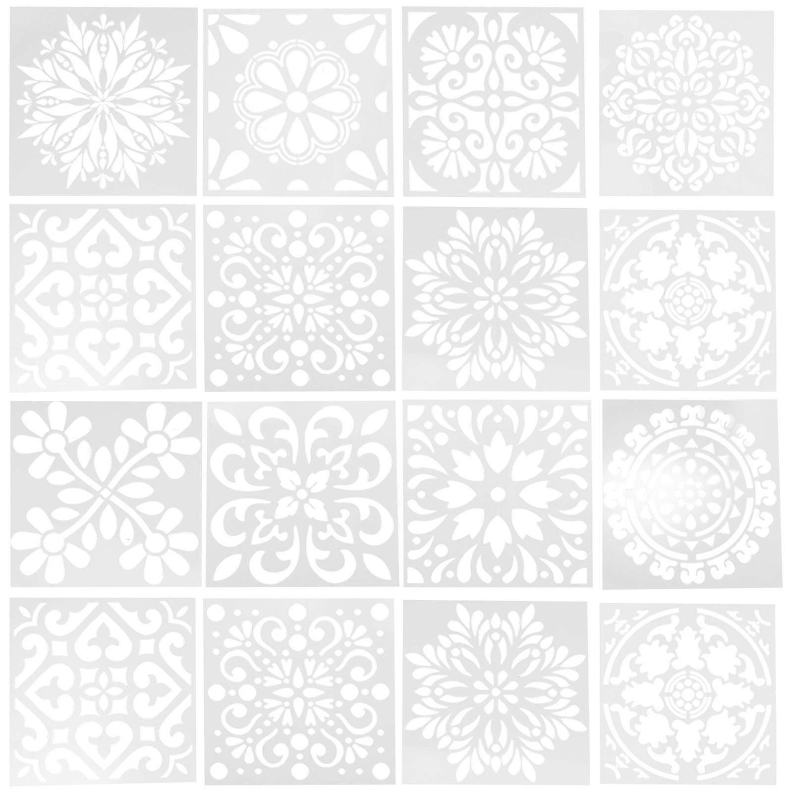 Kid Painting Templates Mandala Drawing Stencils for Fun Creative 32Pcs Set