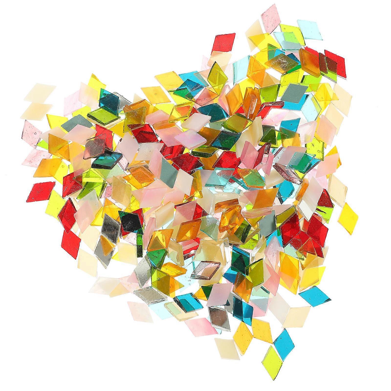 2Pcs Delicate Tiles For Art Crafts Home Decoration Designed For Craft Enthusiasts Rhombus Shape With Modern Style