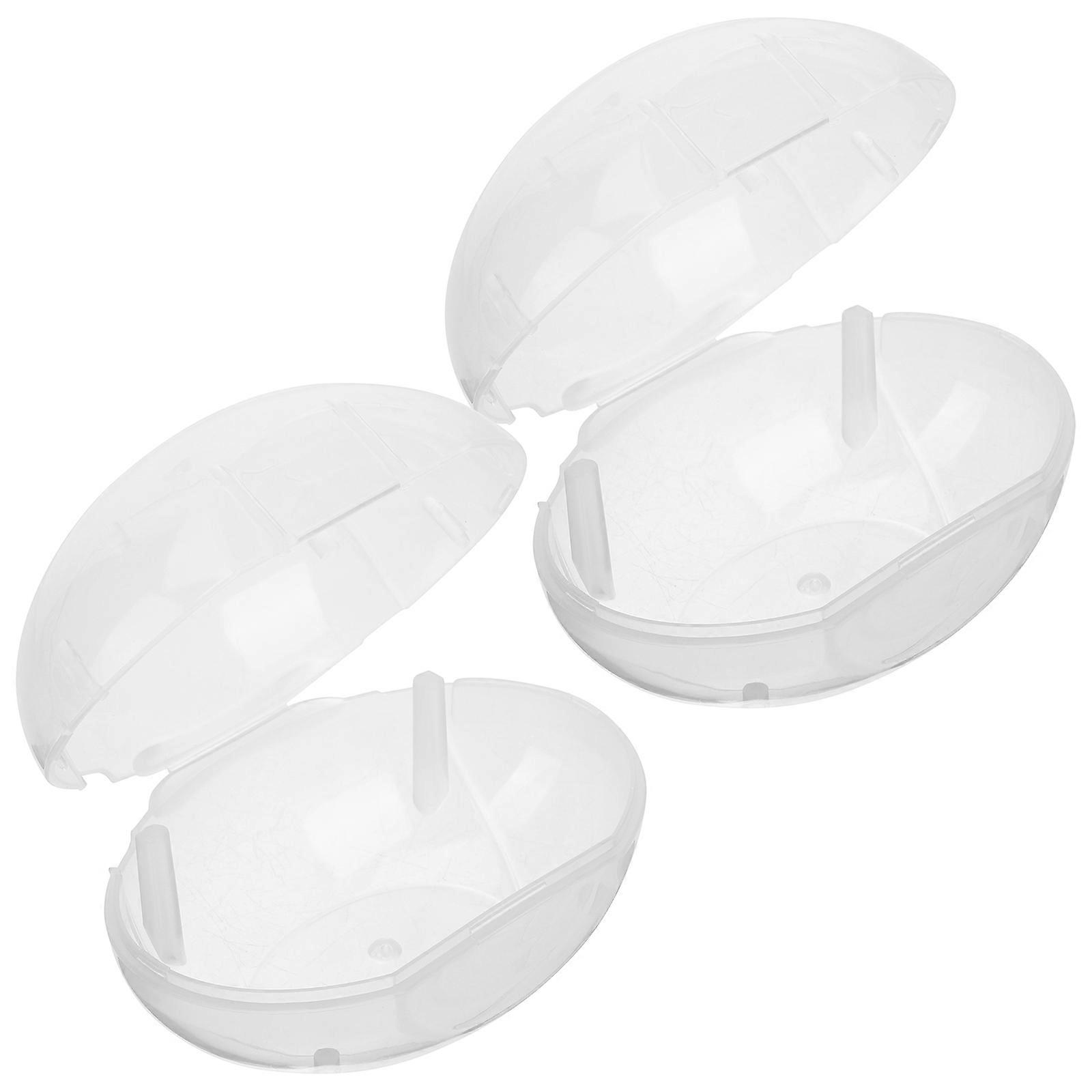 Packing Box for Portable Use 2Pcs Durable Transparent Case