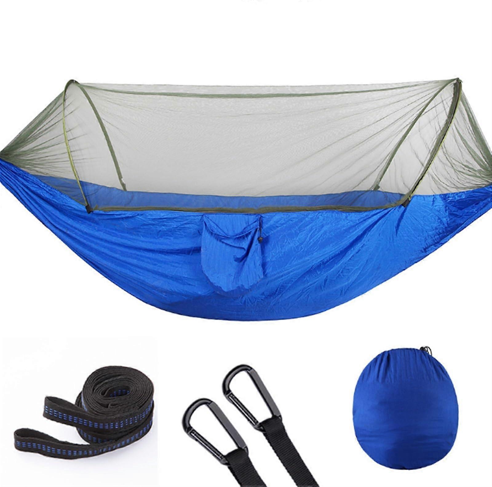 Outdoor Camping Hammock Mosquito Net, 290x140 Cm, Lightweight Nylon Parachute Hammock For Travel Hammock Swing B