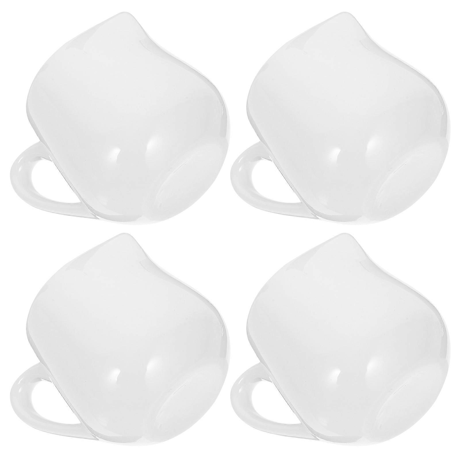 Mini Milk Jug Ceramic Sauce Jugs 8Pcs Set for Kitchen Use