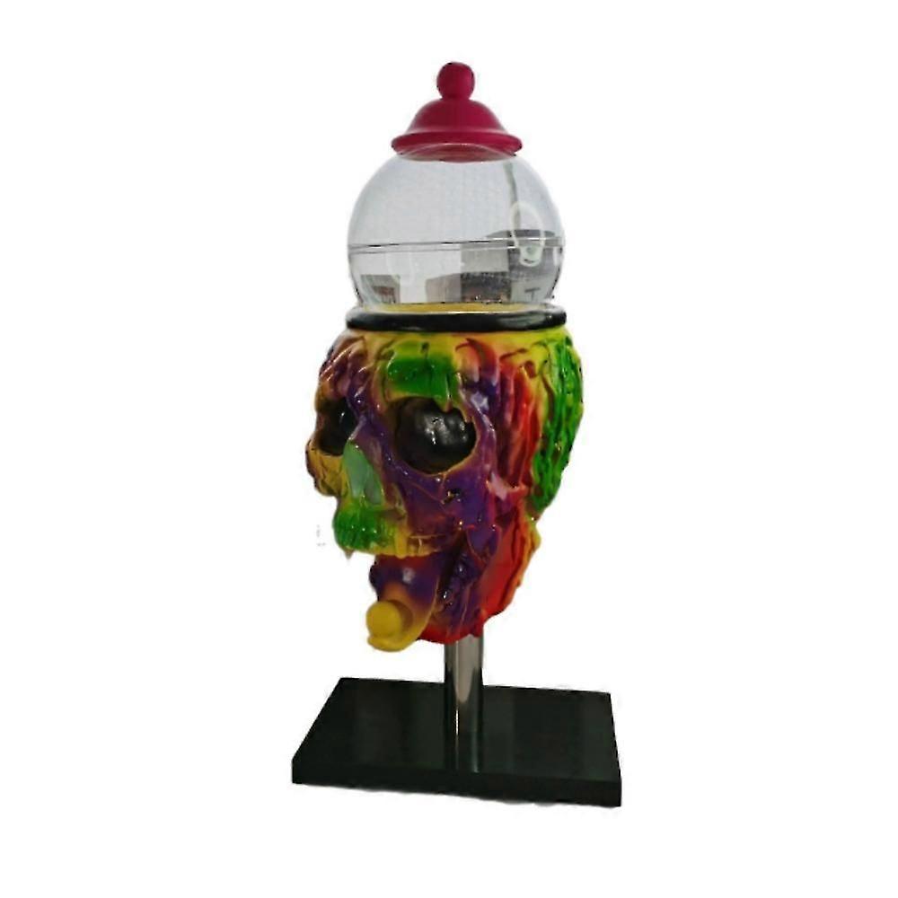 Halloween Bubble Gum Machine New Colorful Skull Candy Dispenser Machine Cool Gumball Vending Machine