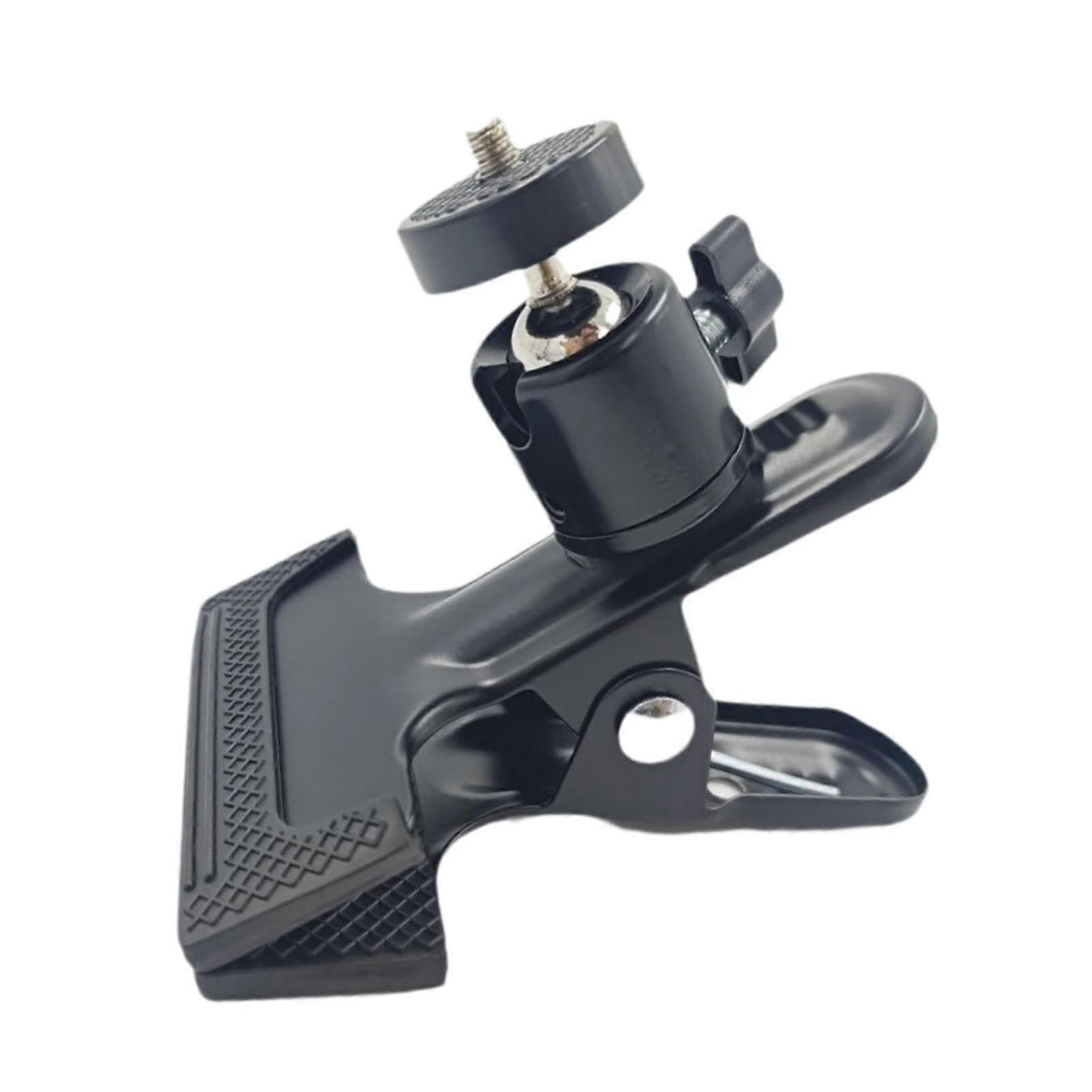 Tripod Clip Clamp Mount 1/4 Inch Thread Mount Adapter Studio AntiSlip Camera Stand Without Phone Holder