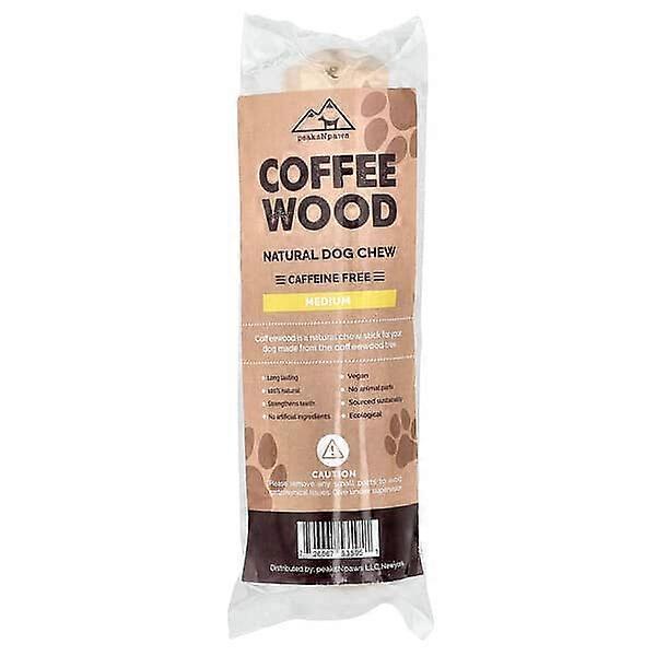 peaksNpaws, Natural Dog Chew, Medium, Coffee Wood, Caffeine Free, 1 Count