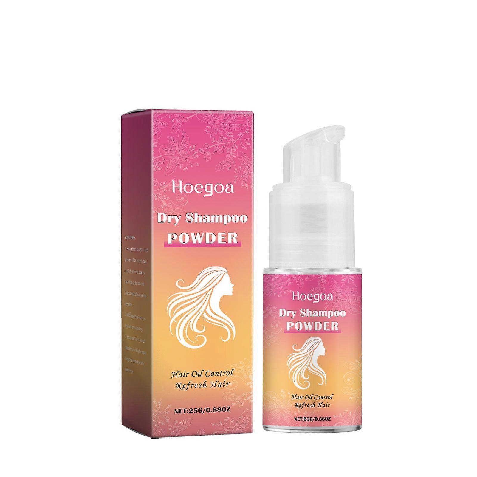 Hoegoa Hair Shampoo-Free Oil Control Fluffy Powder, Lazy Shampoo-Free Fluffy Powder Refreshing Oil Control Without Dryness
