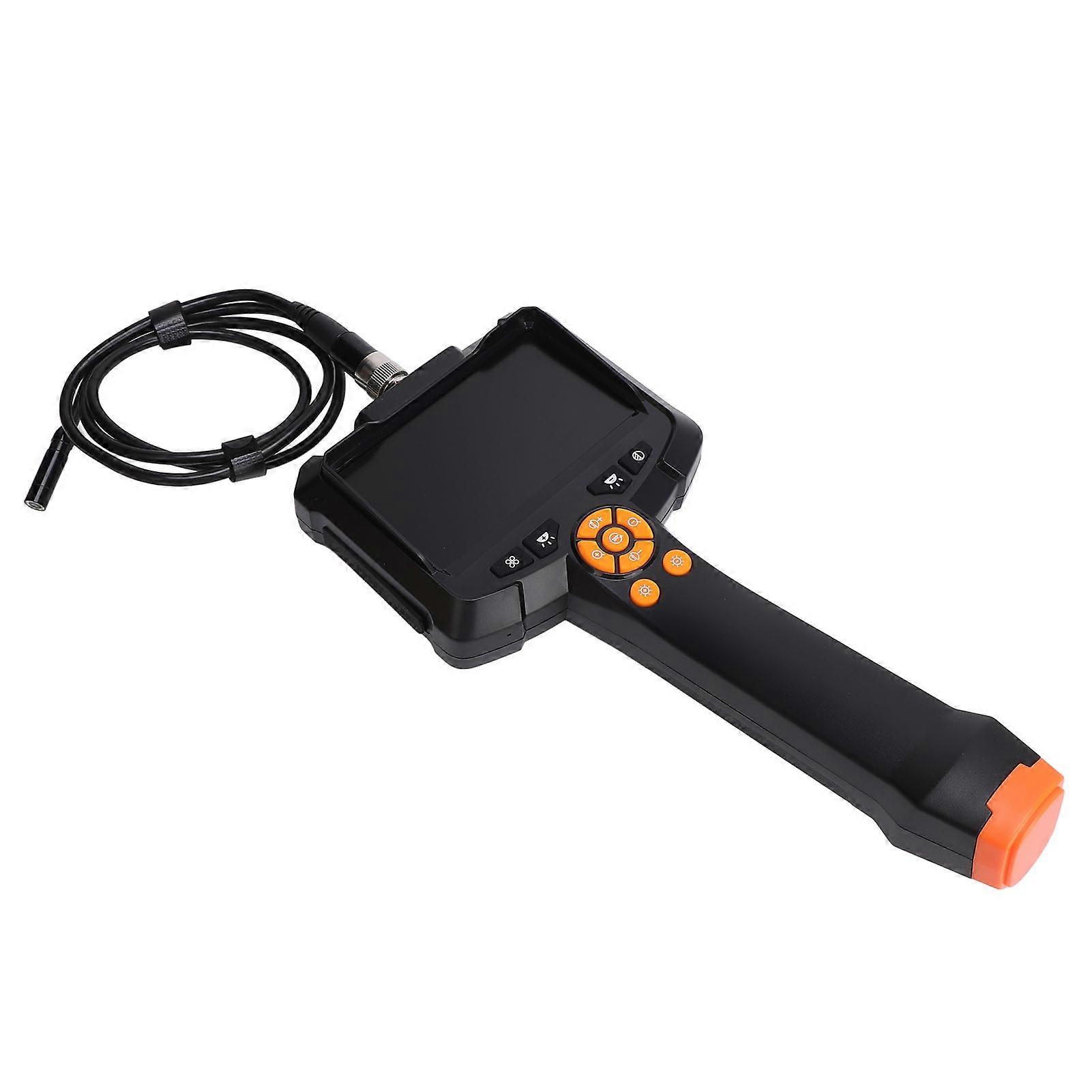 Industrial Endoscope Borescope Camera HD with Screen Handheld Portable for Pipe Inspection Single Lens 1meter 