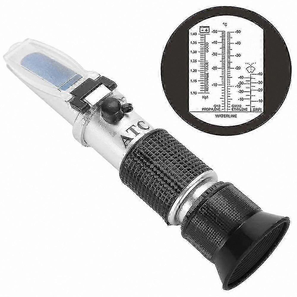 Automotive Antifreeze Coolant Tester, 4-in-1 Refractometer for Coolant Freeze Protection