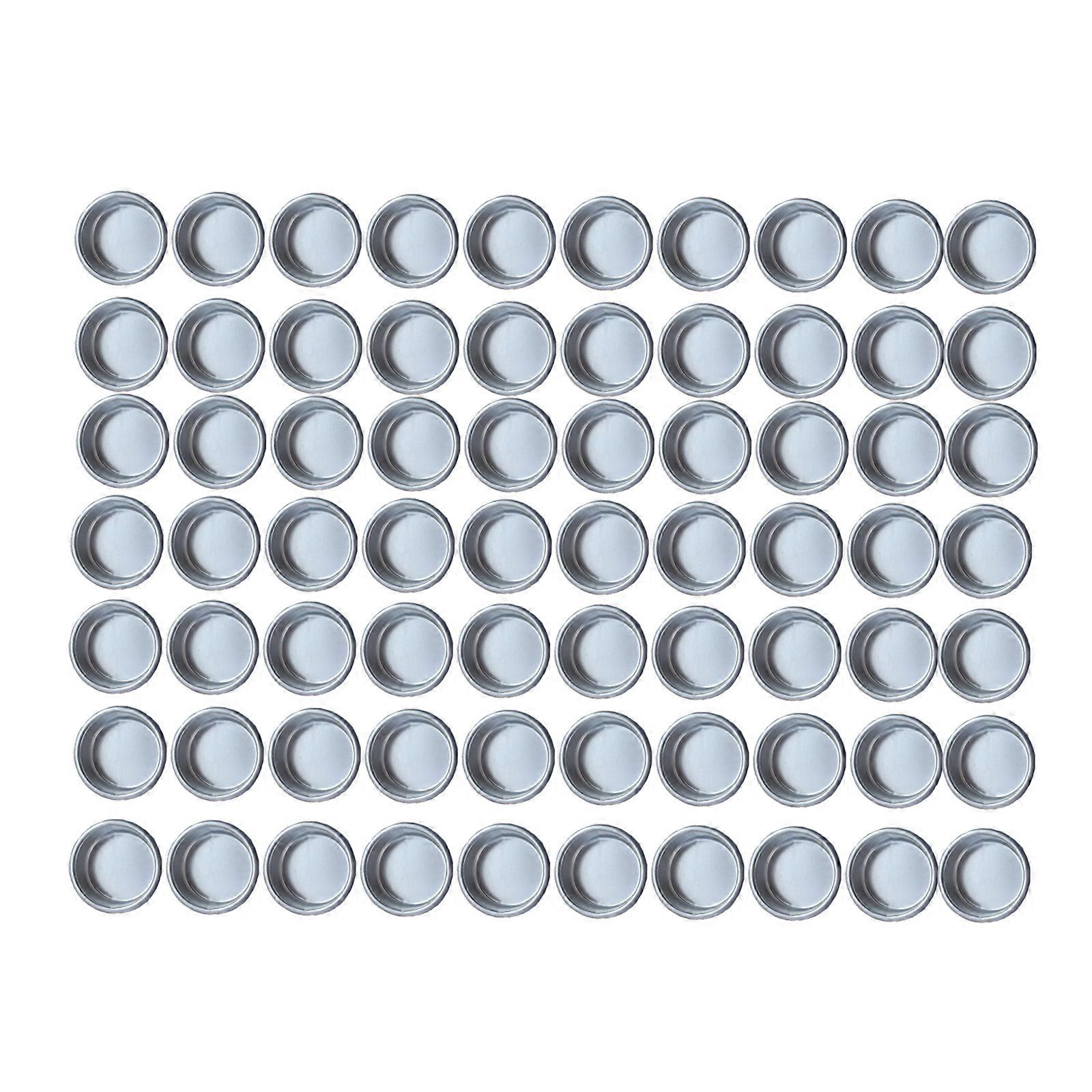 Rustproof Metallics Candle Cup For Customizable Aromatherapies Projects And Tabletop Decoration Multicolor