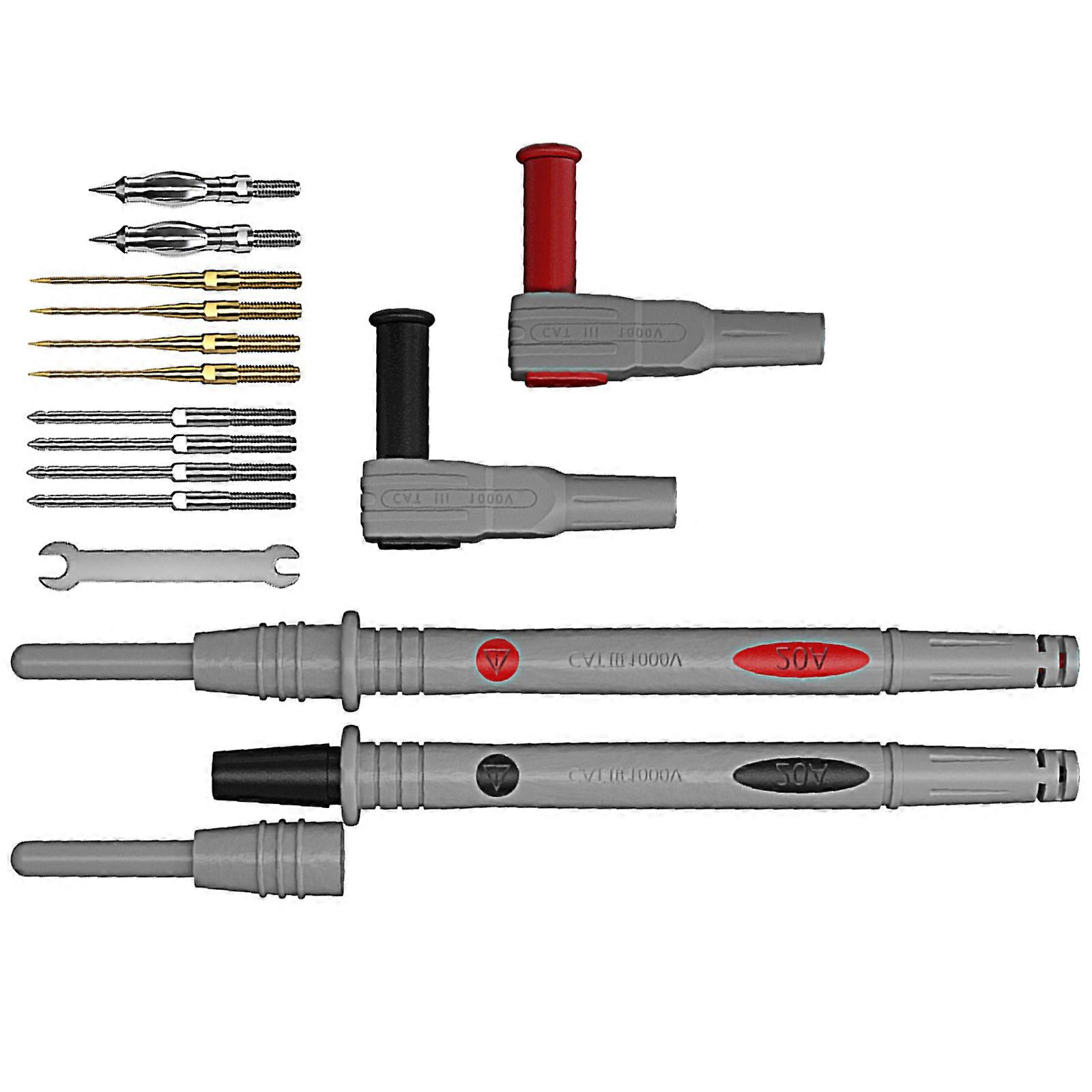 20A 1000V Multimeter Probes Multimeter Leads,Multimeter Test Leads Pen Electrical Test Probe Comfortable Grip Multicolor