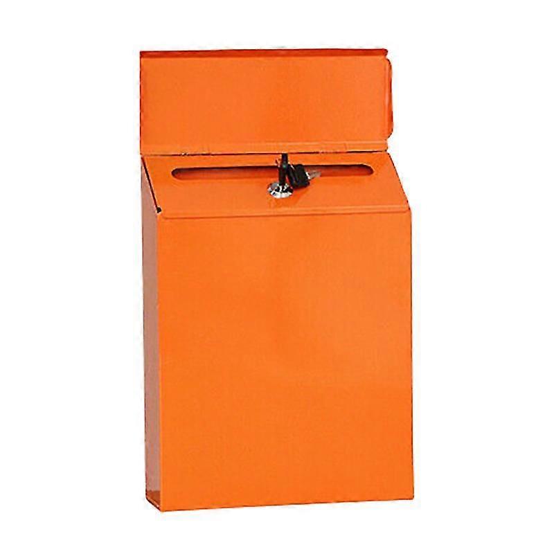 1Pcs Modern Mailbox Comment Letter Deposit Suggestion Drop Box Secured Payments Key Paperwork Secur