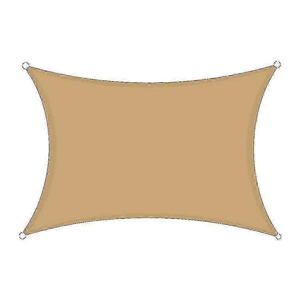 Waterproof Sun Shade Sail Canopy Rectangle UV Block - HDPE Material for Outdoor Patio & Garden with Reinforced Edges