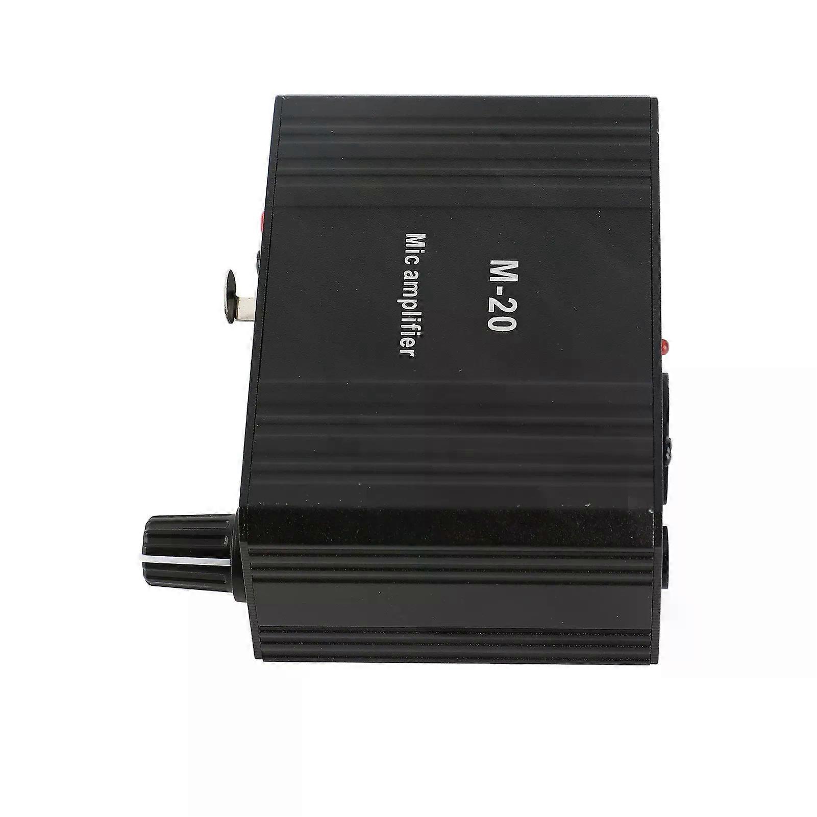 Microphone Preamp High Gain 48V Phantom Power XLR Output Mic Preamplifier for Dynamic and Condenser Microphones Booster new