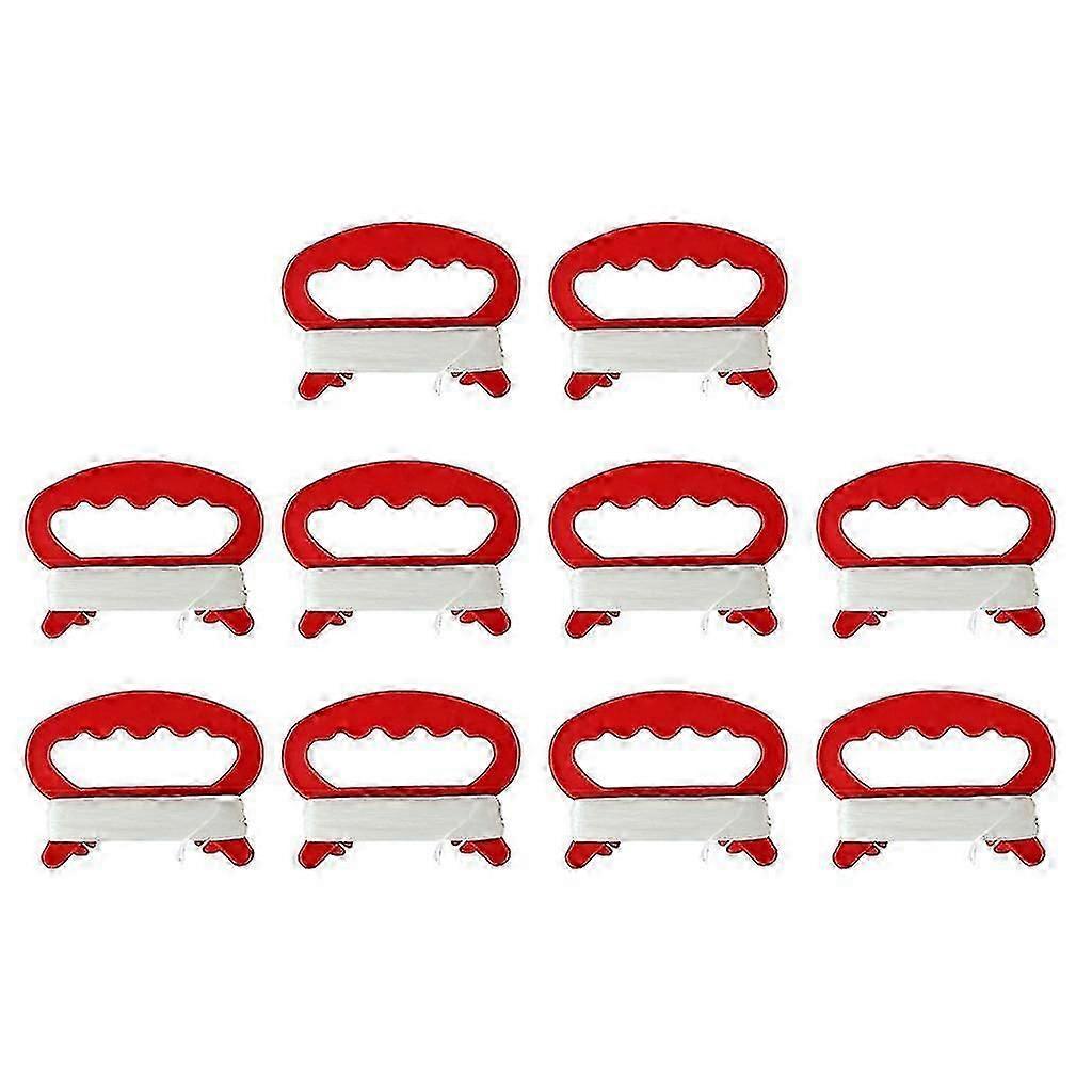 10-Piece D-Shaped Kite Spool Handles with 30-meter Kite String Winder Tool