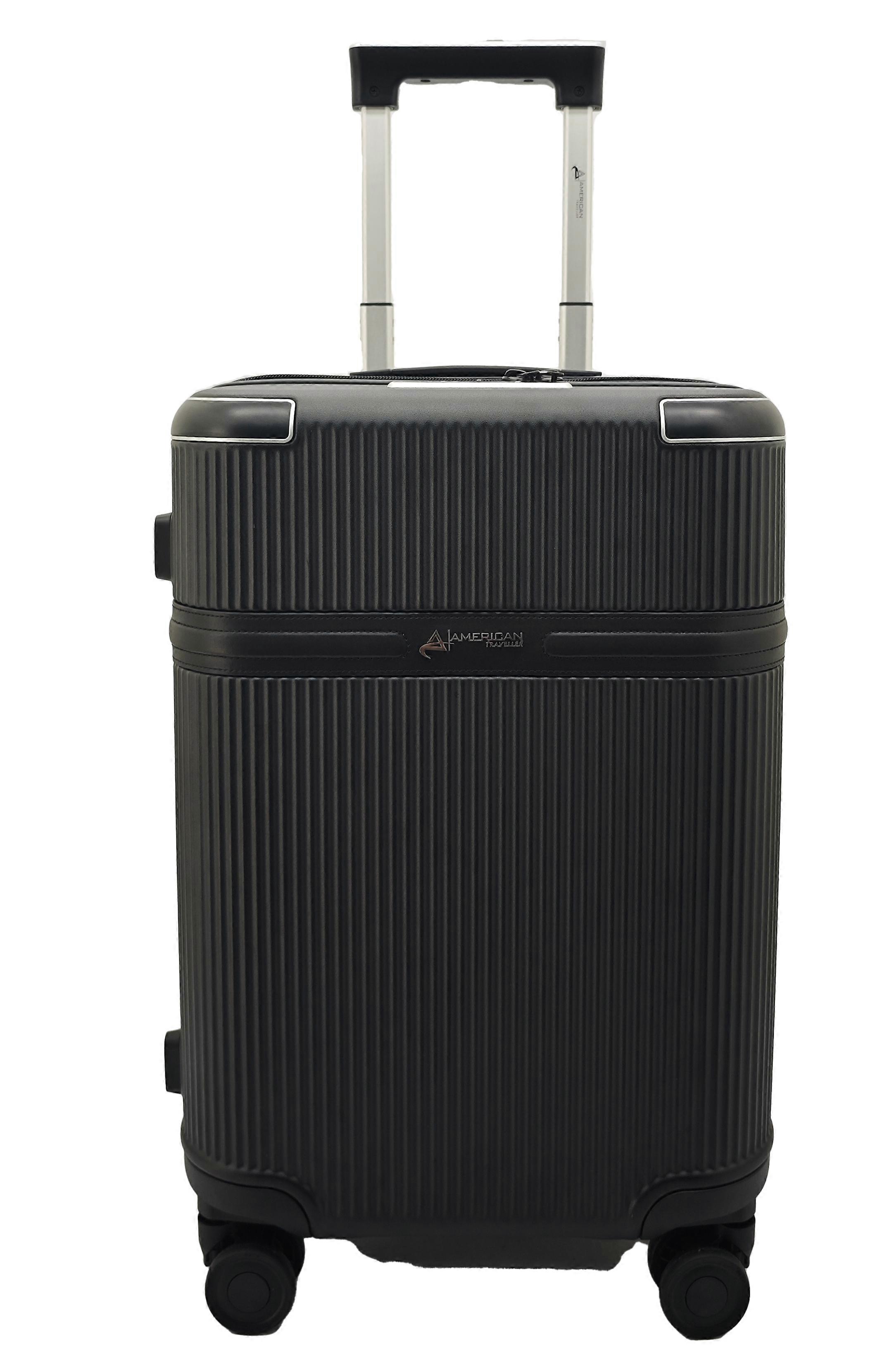 American Traveller The Monarch Hard Trolley Case Set