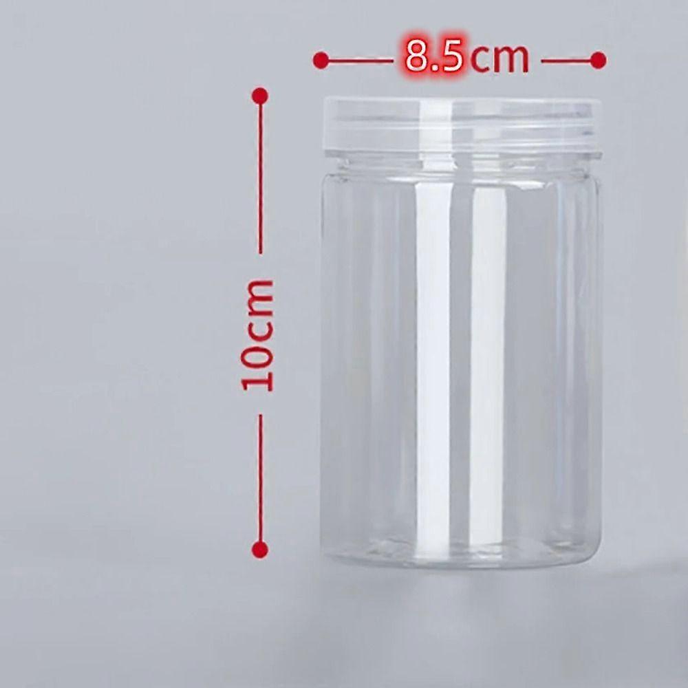 with Lid Empty Packing Bottle Clear Food Canister Storage Container New Sealed Can