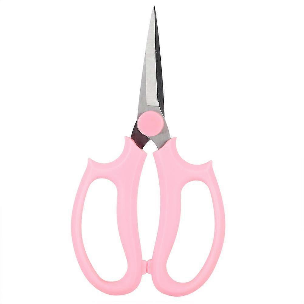 Multifunctional Floral Scissors Pruning Shears Flower Cutting Scissors(Pink)