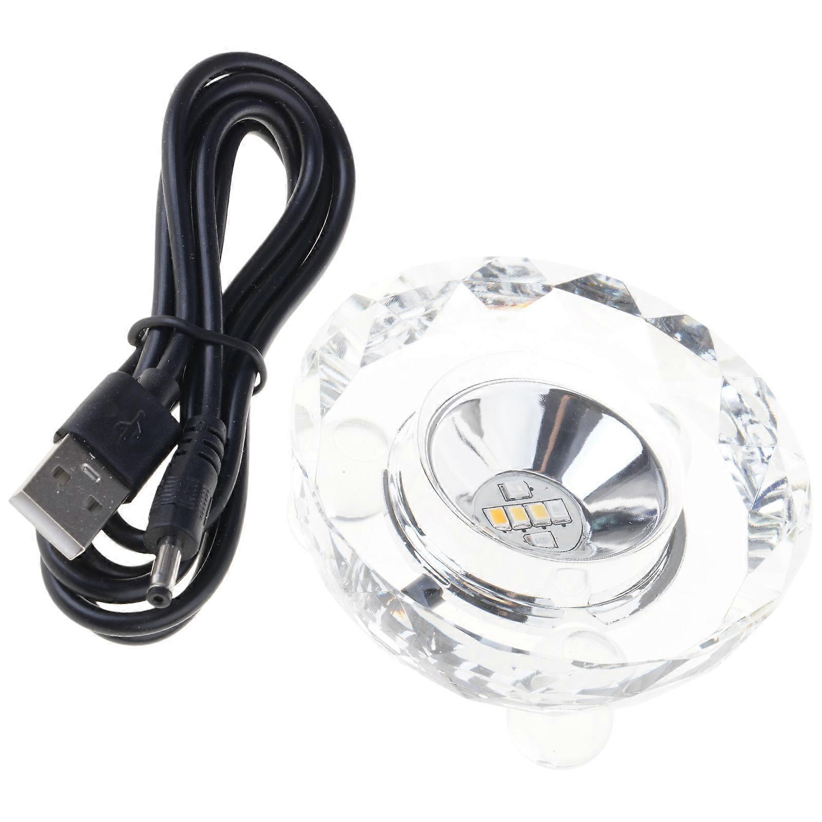 Adjustable Lighting Stand for Jewelry Presentation USB Powered Stable Base With Energy Efficient LED Bulbs Multicolor