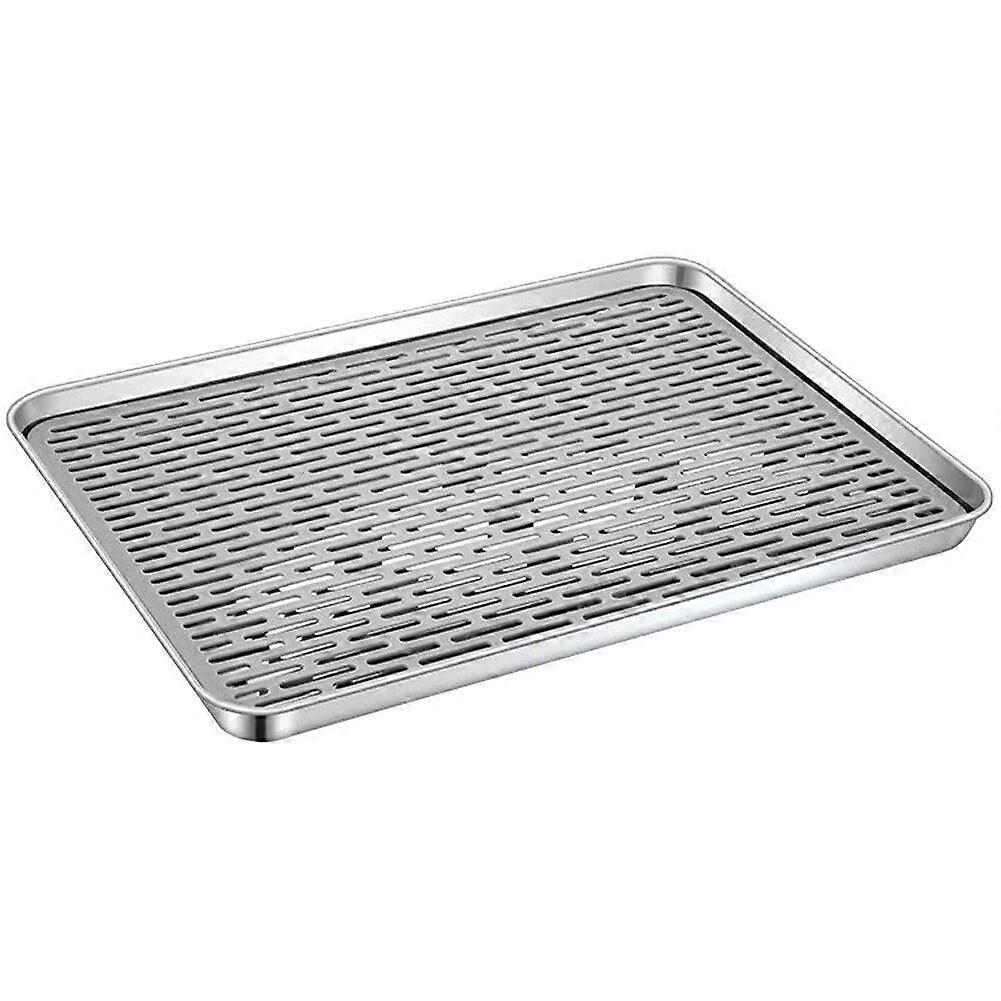 Dish Drying Rack with Drip Tray and Board for Kitchen Counter, Food Serving and Dinner Use