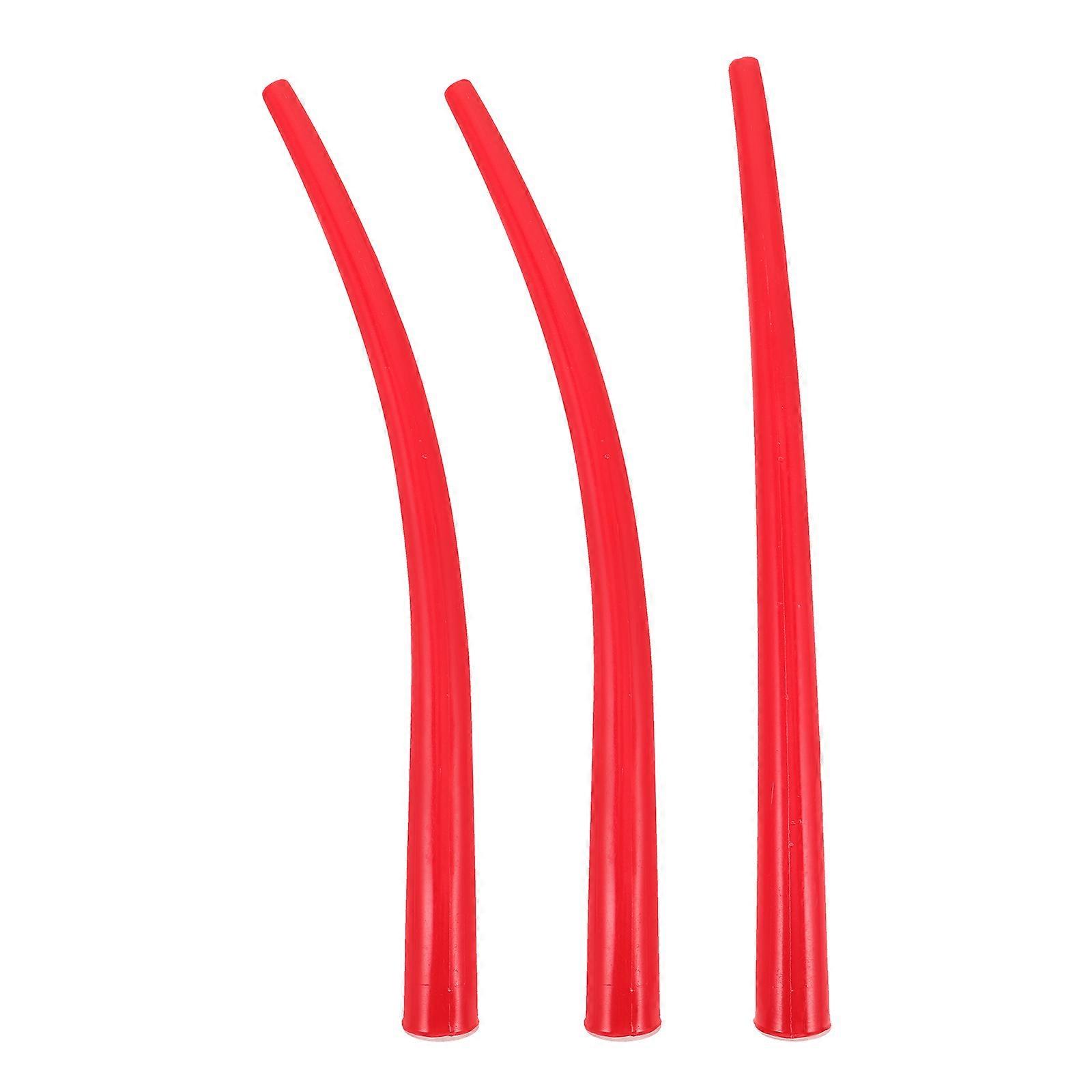 Fine Tip Glue Applicator Caulking Nozzle for Tiles and Flooring Red Extended Reach 3Pcs