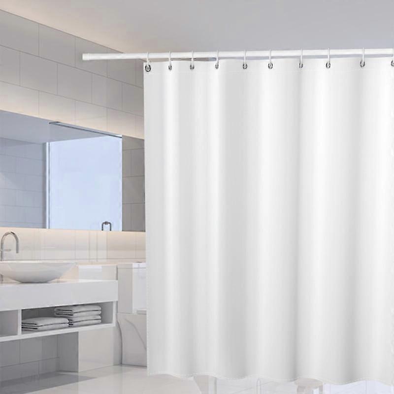 Waterproof Polyester Shower Curtain Liner, Solid, Machine Washable, Hotel Quality for Bath Tub