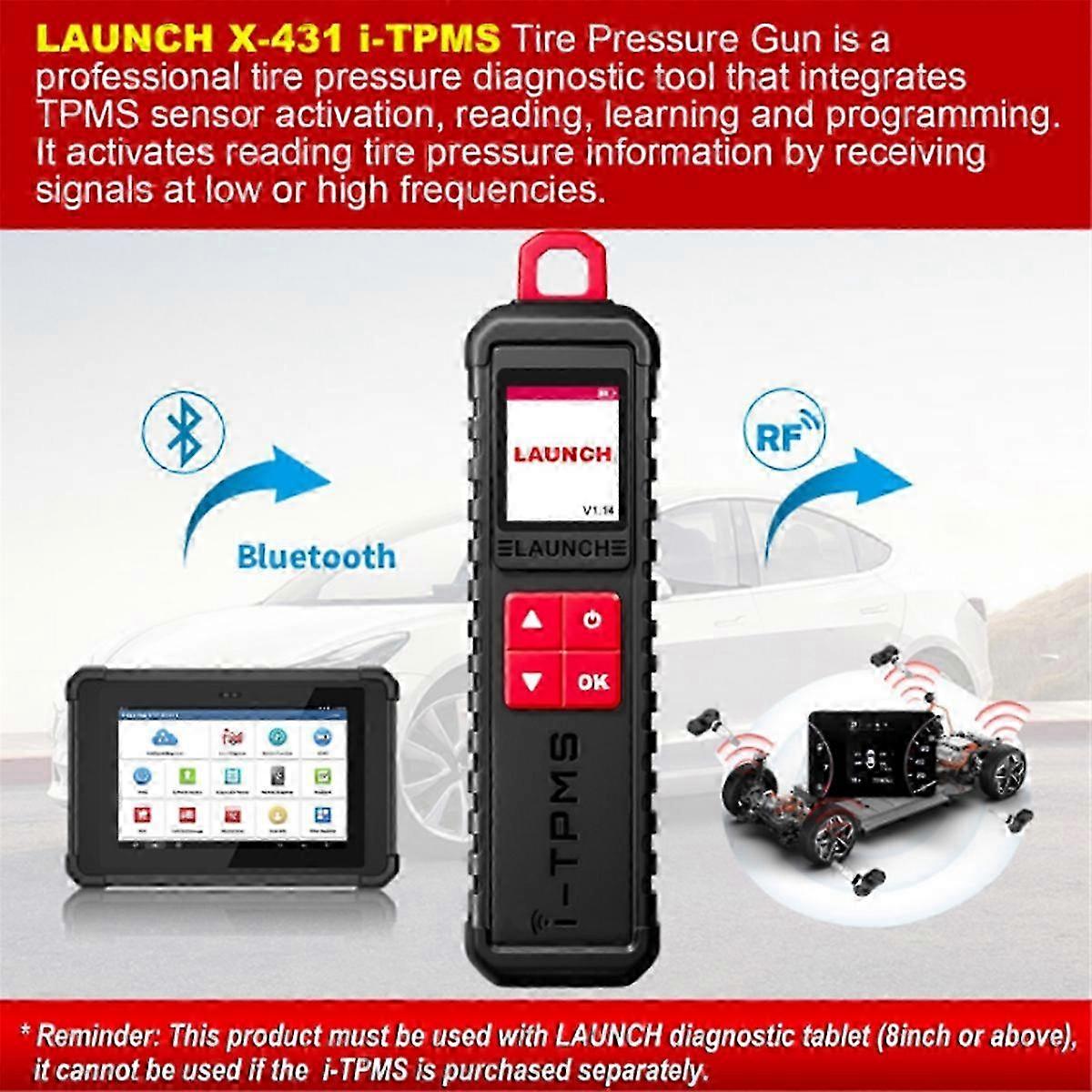 LAUNCH X431 I-TPMS Tire Pressure Diagnostic Tools Tire Pressure Activation Device TPMS Programming Tools 25-26