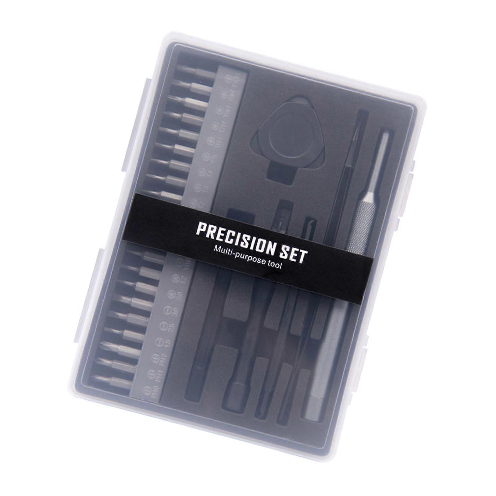 Ratcheting Screwdriver With Interchangeable Magnetic Bit And Nonslip Grip For Electronics Maintenance Multicolor