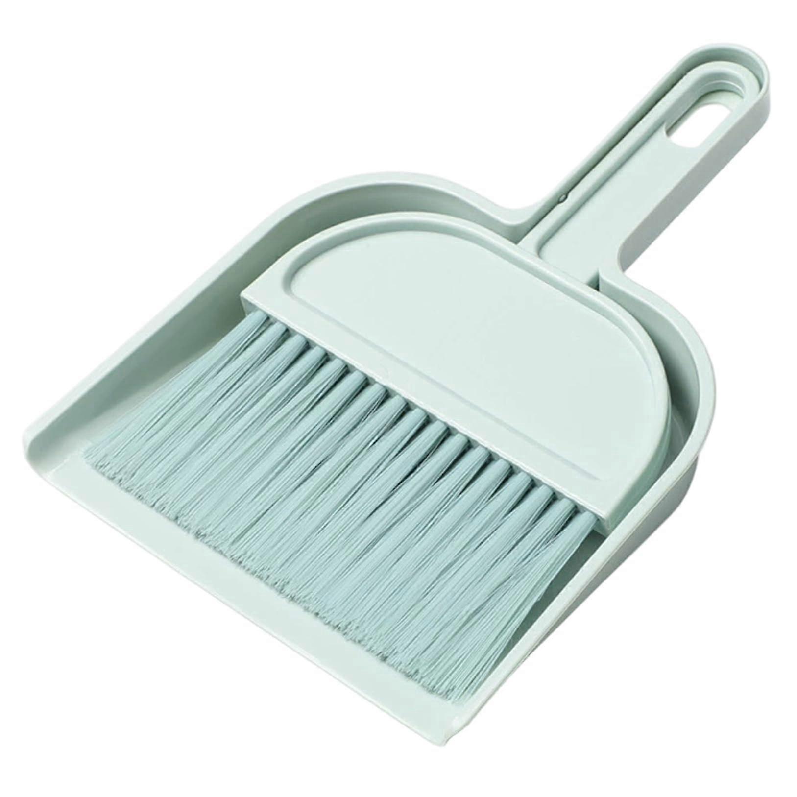Small Broom and Dustpan Set Portable Mini Hand Brush for Table Keyboard Sofa Kitchen Cleaning
