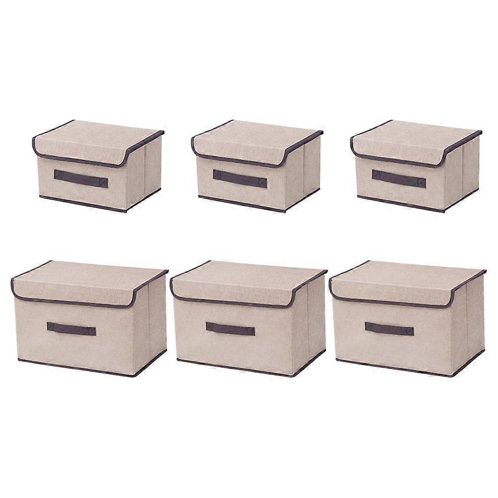 3 Sets Foldable Storage Boxes Storage Bins with Lid Clothes Storage Container Closet Clothing Organizer