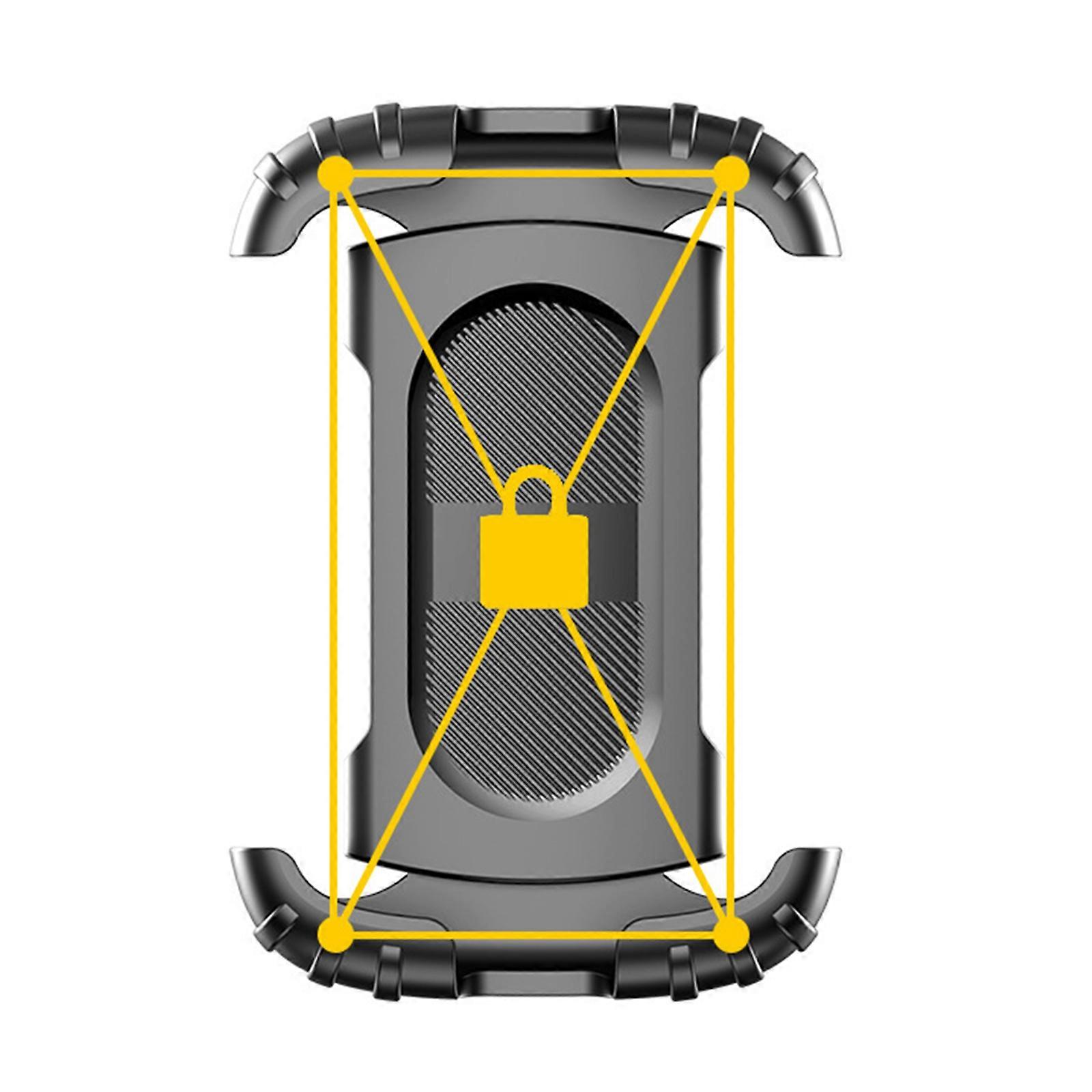 Mobile Device Support for Cycling Adjustment & Strong Mobile Phone Mount Simple Installation Suitable for Outdoor Use Multicolor