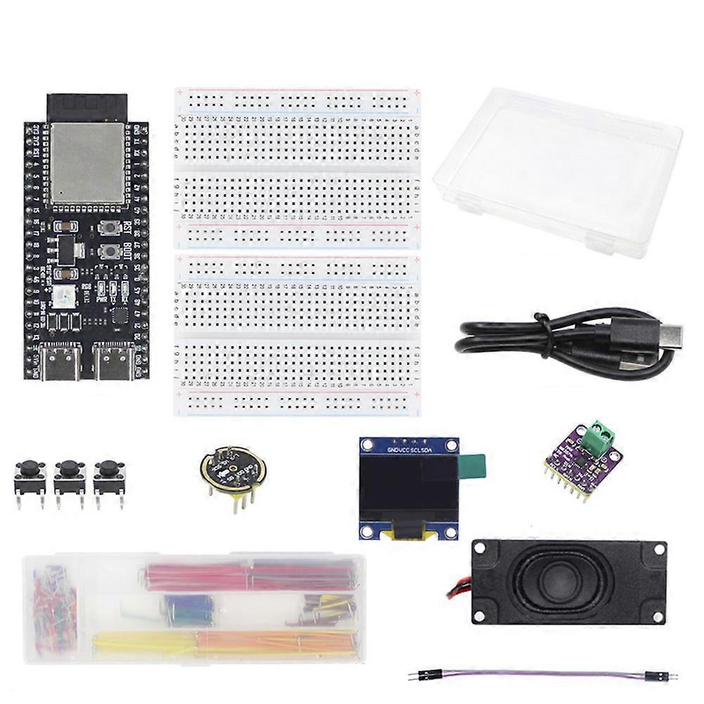 AI Voice Chat Robot ESP32-S3 Development Board Breadboard 0.96 Inch LCD Kit for DeepSeek for Student Educational