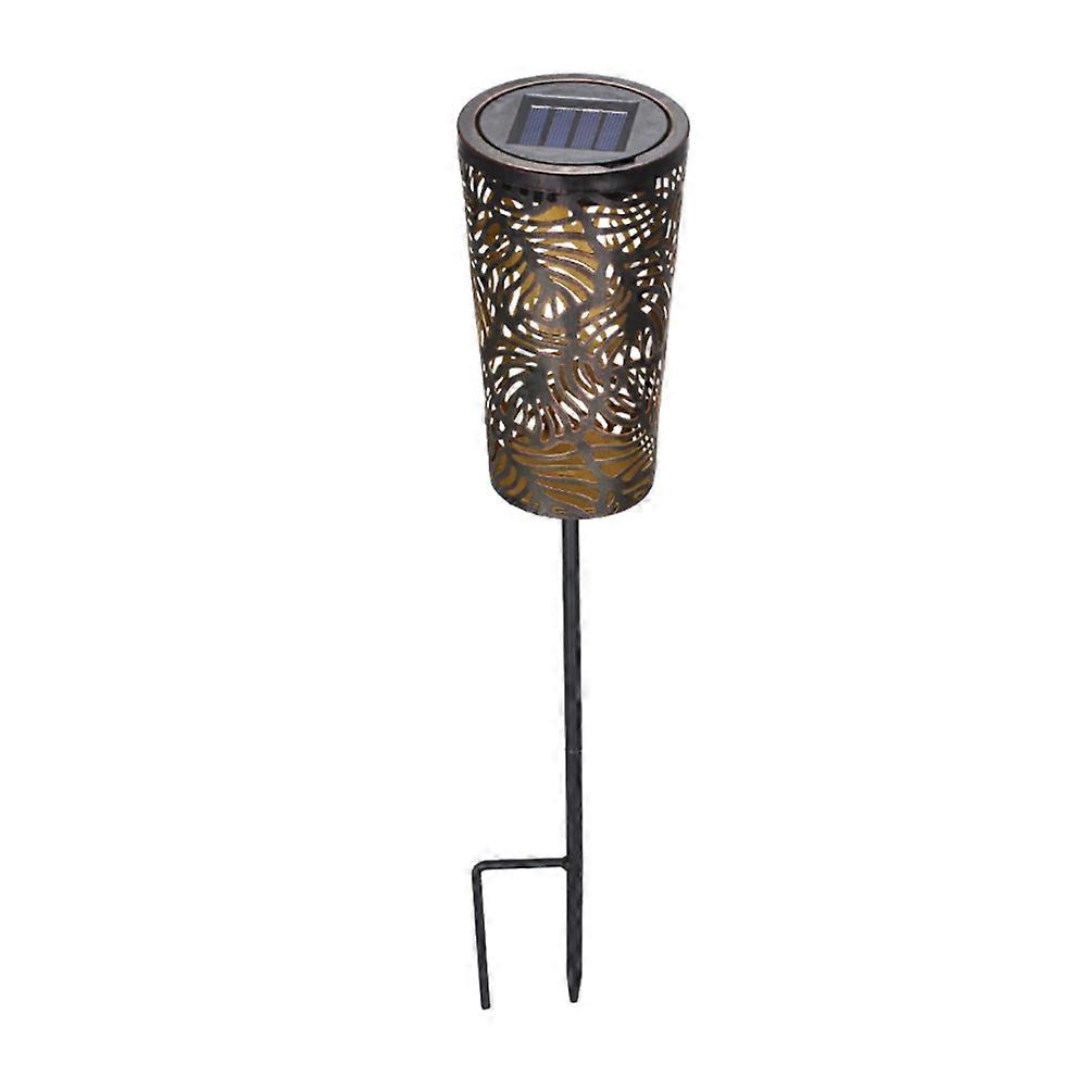 Outdoor Solar Lamp Iron Art Ground Plug Light for Yard Lighting