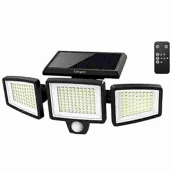 Solar Garden Lights with Smart Motion Sensor IP65 Waterproof LED Wall Lamp for Outdoor Security