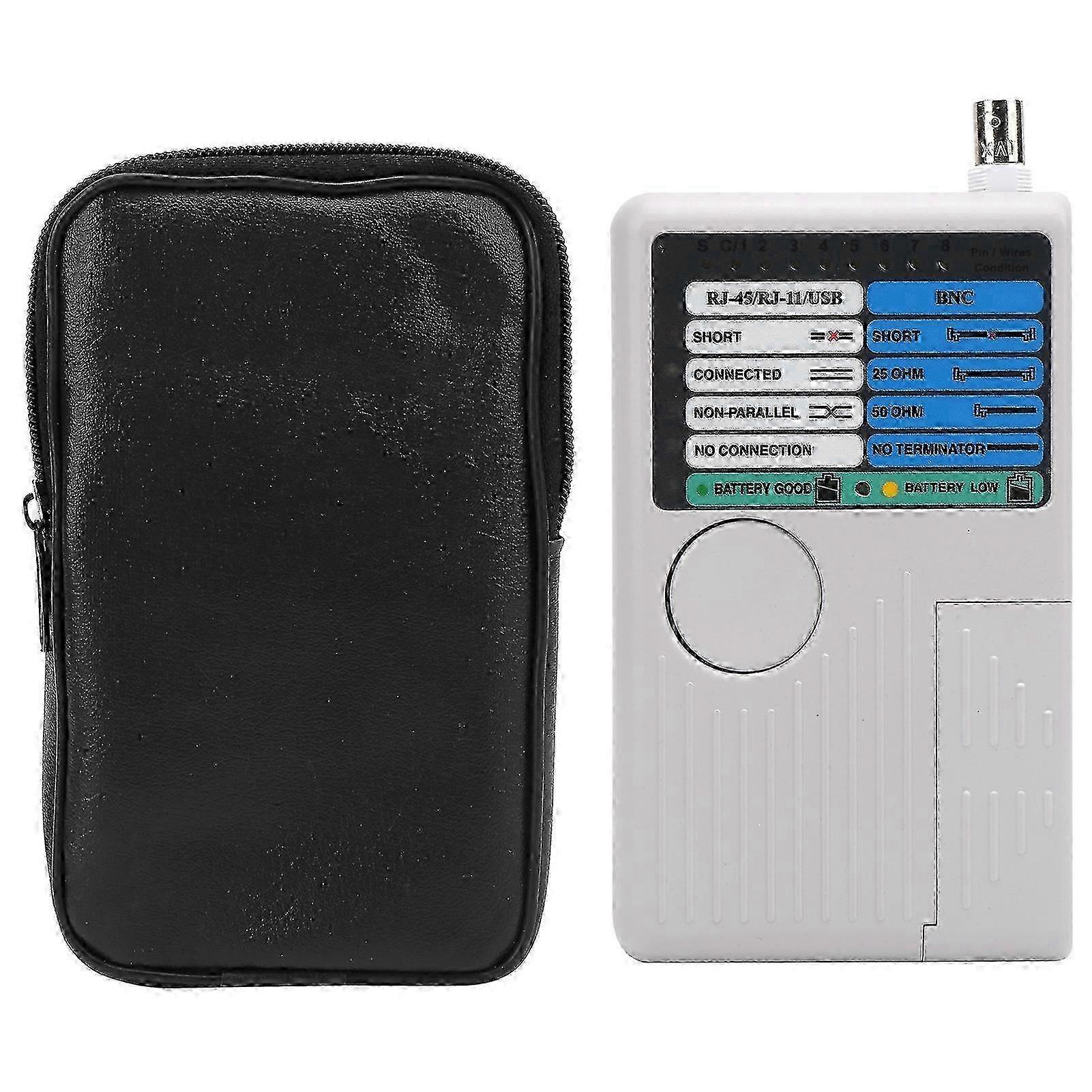 x Multifunctional Tester Network Cable Metal Wire Remote Continuity Detection Tool for BNC RJ11 RJ45 USB
