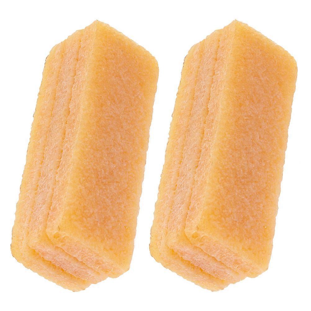 Practical Crepe Eraser for Removing Adhesive Residue 2Pcs with Khaki Color