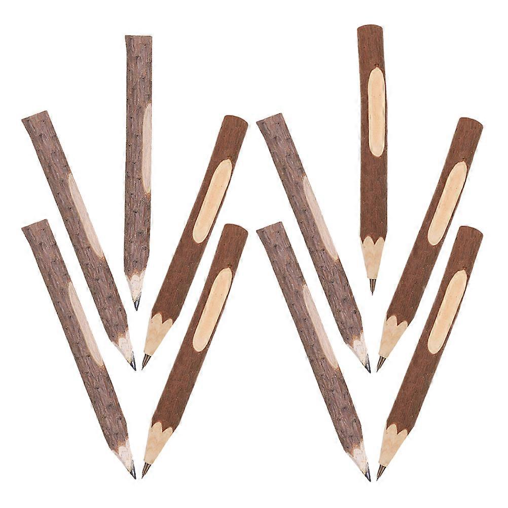Rustic Wooden Ballpoint Pens for Writing Use 10Pcs Natural Tree Branch Design