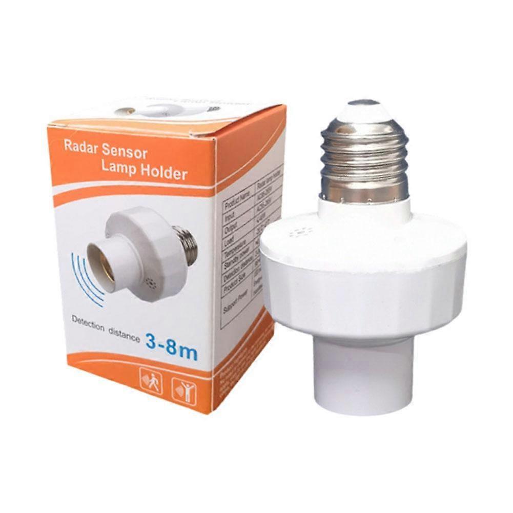 Smart Motion Sensor Light Bulb Holder E27 PIR Induction Sensor Adapter Lamp Base Converter Intelligent Light Bulb Switch